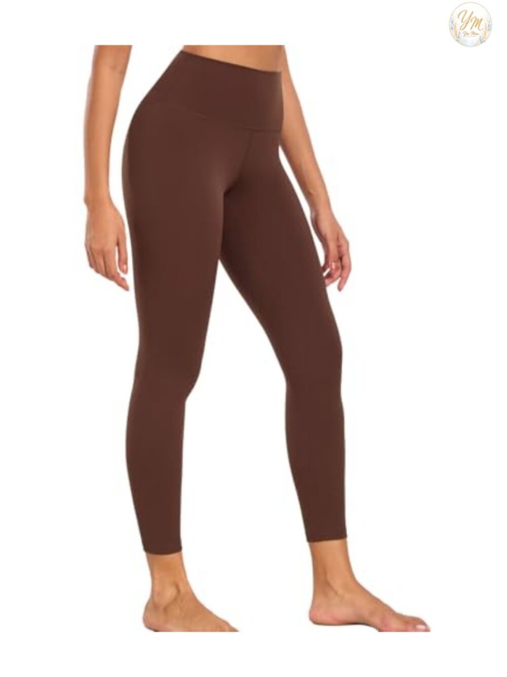 High Waisted Soft Yoga Leggings Buttery Soft Stretch 25 Inch Ankle Length